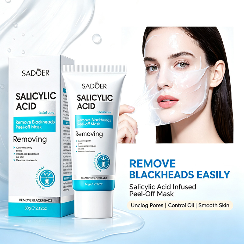 Salicylic Acid Blackhead Remover - Máscara facial de ácido salicílico SADOER,