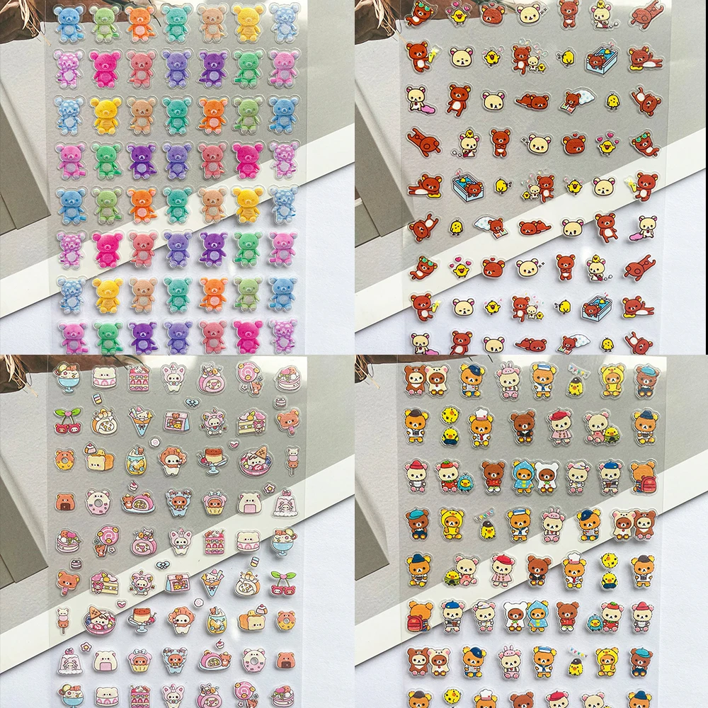 Nail Art - Adesivos Super Mini Rilakkuma em PVC