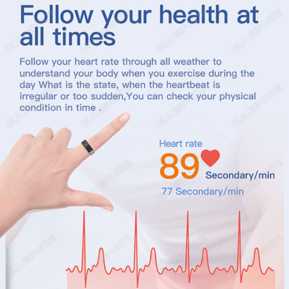 Anel inteligente sr08 com caix - Health Monitors avaliação e preço