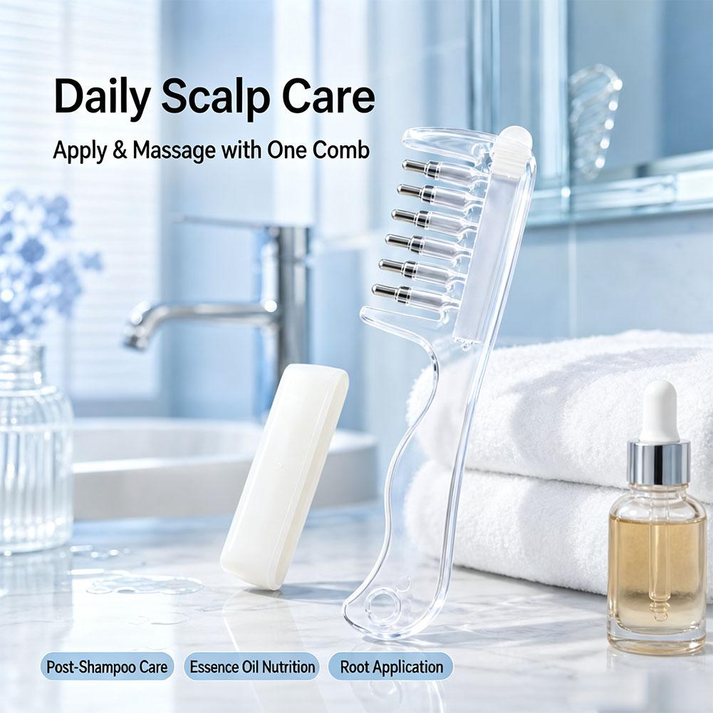 Pente transparente para aplica - Hair Care avaliação e preço