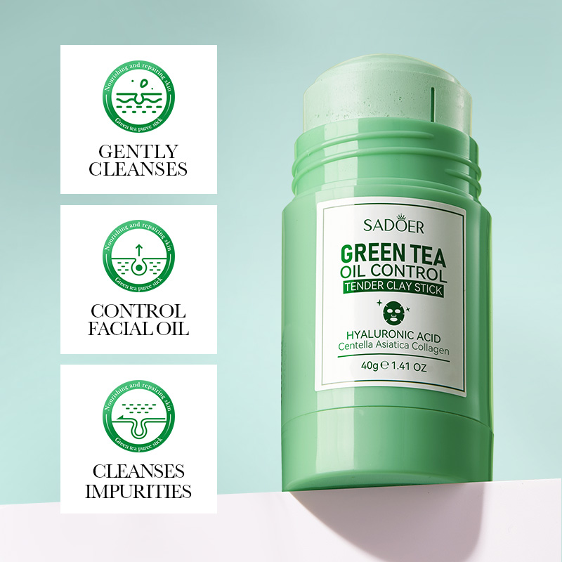 Máscara de argila em bastão co - Green Tea Cleansing Clay Mask avaliação e preço