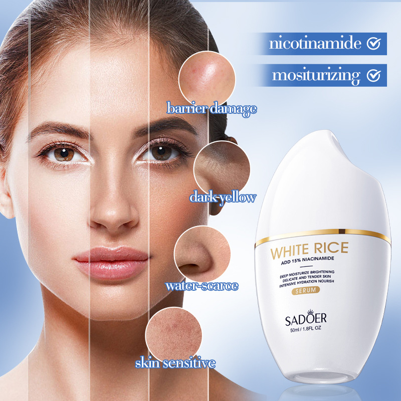 Sérum Facial de Arroz Branco p - Niacinamide Pore Shrinking Essence avaliação e preço