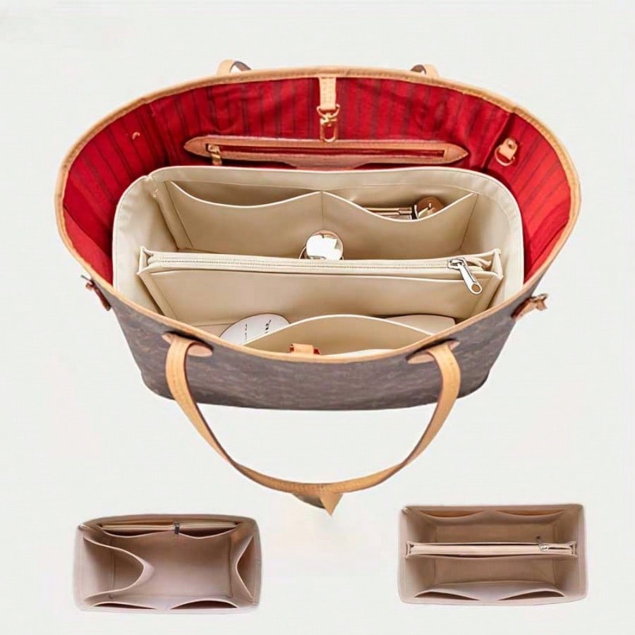 Organizador de bolsa com forro - Makeup avaliação e preço